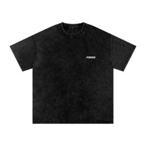 PRESS Snow Washed Oversized Cotton T-Shirt