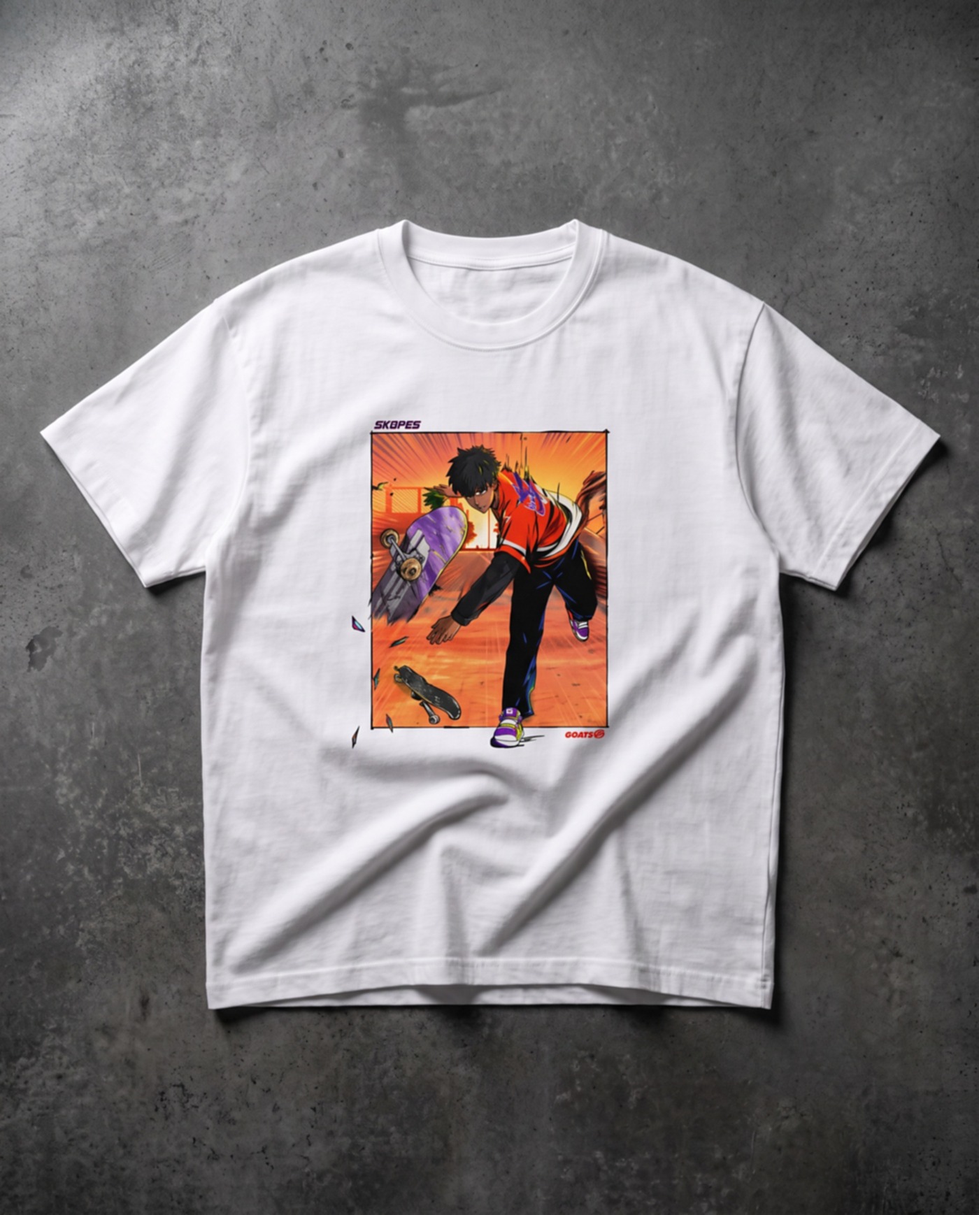SK8PES essential cotton white front
